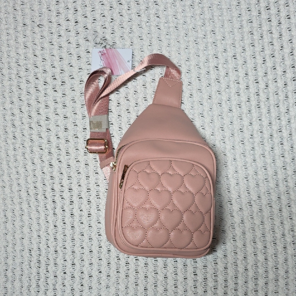 Elegant Pink Quilted Women's Backpack